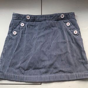 Girls blue striped skirt!
